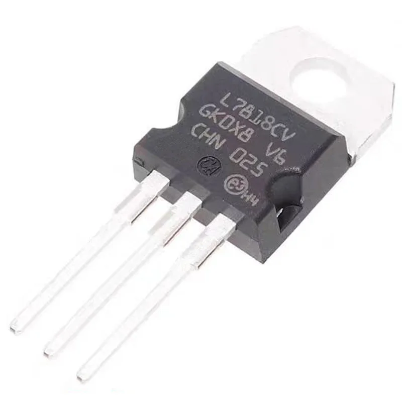 10PCS L7818 L7818CV LM7818 TO-220 Three-terminal Regulator In-Line 18V