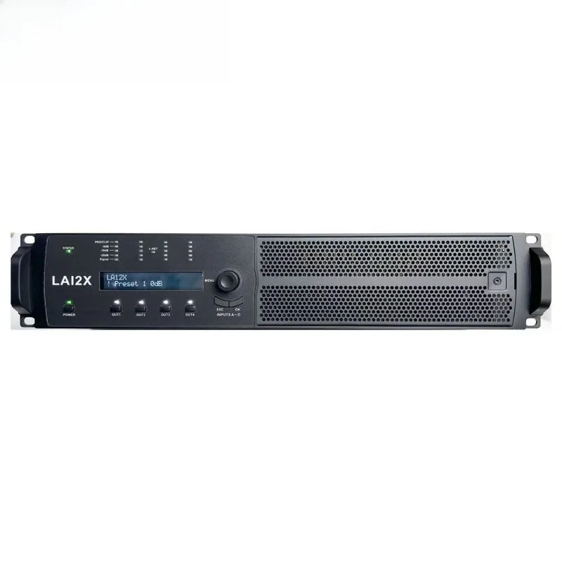 

Germany imported chip DSP professional power amplifier, digital 4-way high-power amplifier