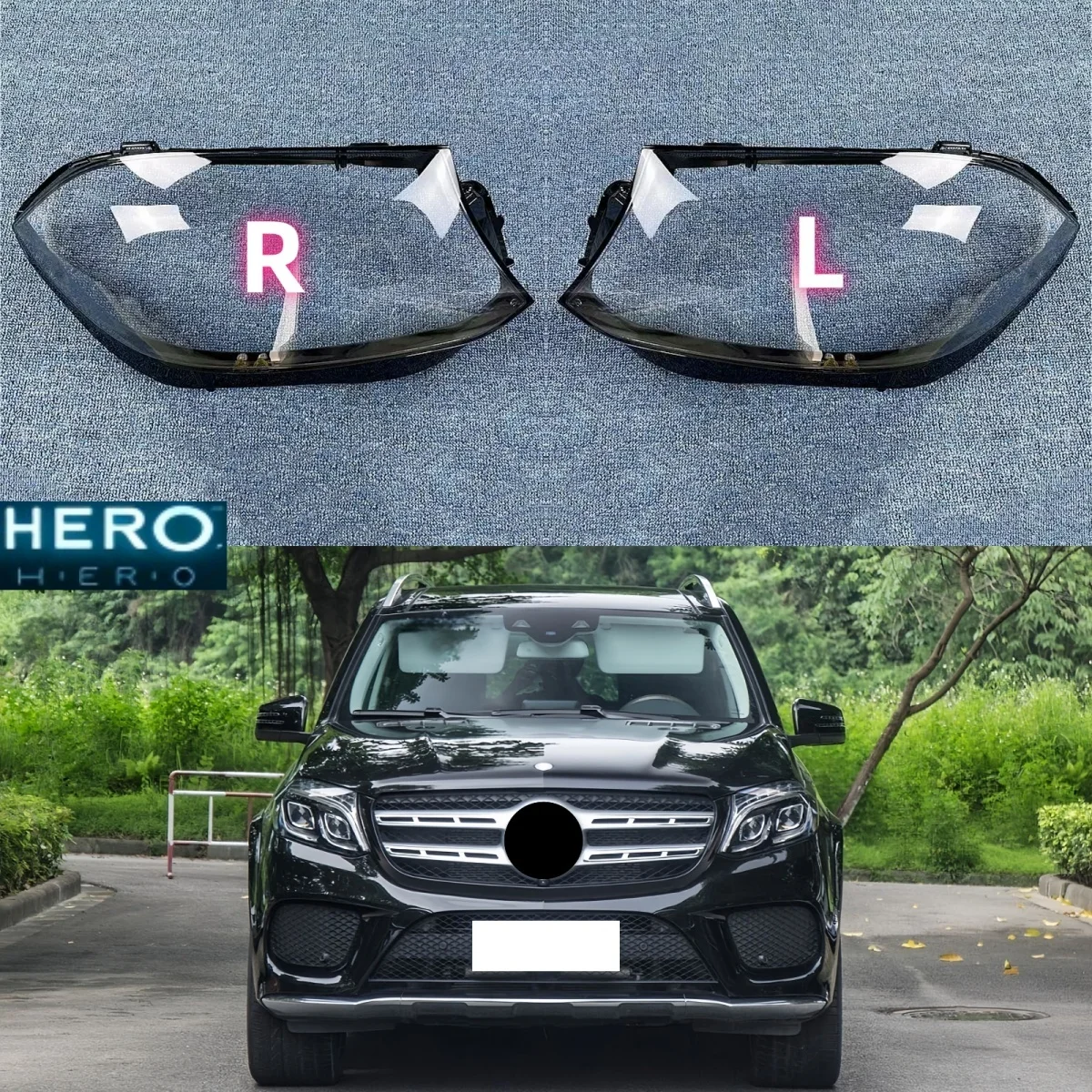 

Для Mercedes-Benz GLS X166 2015-2019: Аксессуары для автомобиля, крышка фары, замена оригинального плафона