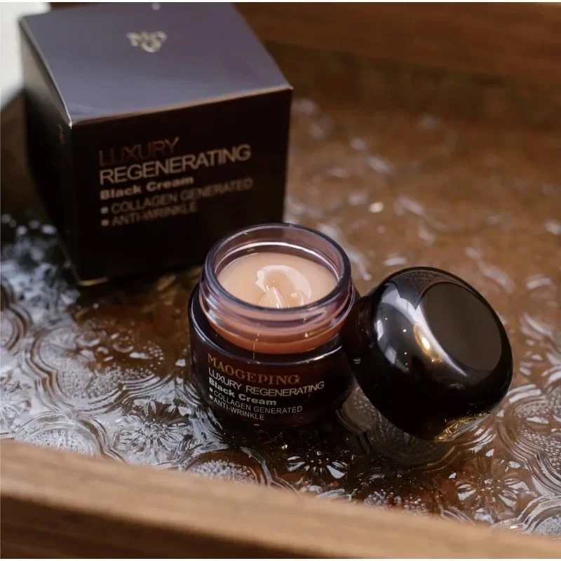 كريم أسود أصلي أصلي من MAOGEPING كريم أسود فاخر للعناية بالبشرة وترطيب مغذي وشد وإصلاح كريم الليل #2