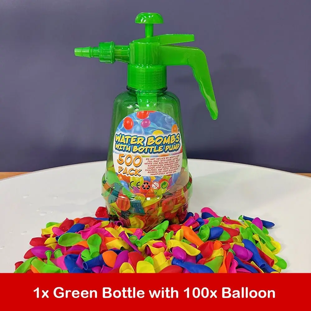 Outdoor Activities Air Water Balloon Pump Sand Pool Water Toys Large Capacity Water Balloon Pump Automatic Sealing Balloons