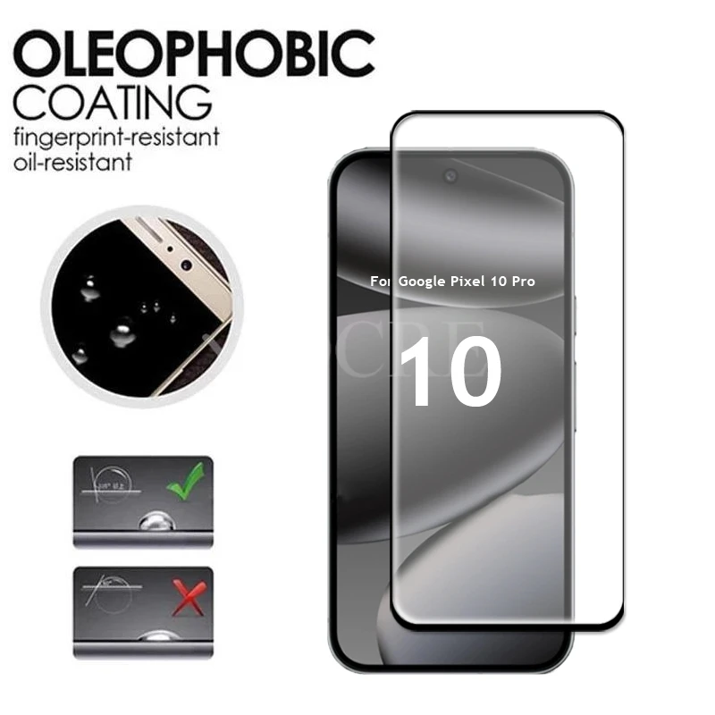 4 قطعة الزجاج ل Googel بكسل 10 برو الزجاج بكسل 10 برو فيلم المقسى الغراء الكامل واقي للشاشة فيلم بكسل 10 برو الزجاج المقسى #4