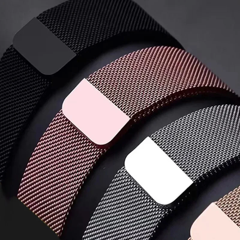 Milanese Loop für Apple Watch Armband 44mm 40mm 45mm 46mm 49mm 41mm 42mm Armband iWatch Series 12/11/10/9/8/Ultra 3 4/Strap