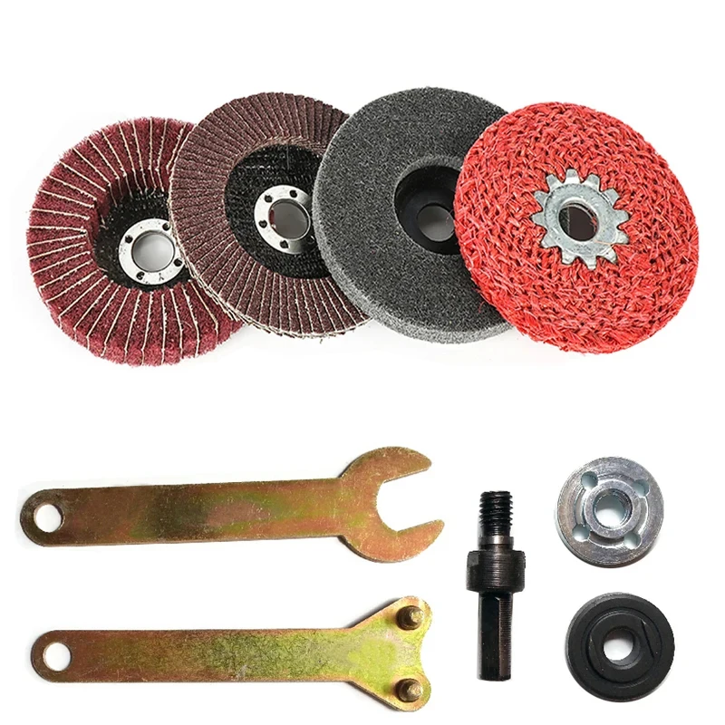 Electric Angle Grinder Accessory Tools Electric Drill Angle Grinder Connecting Rod Cutting Disc Polishing Wheel Handle Holder