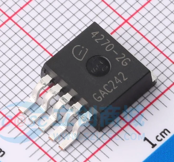 8 Uds TLE4270-2G 4270-2G TO-263 TLE42702GATMA1 100% nuevo Chipset original IC componente electrónico SMD