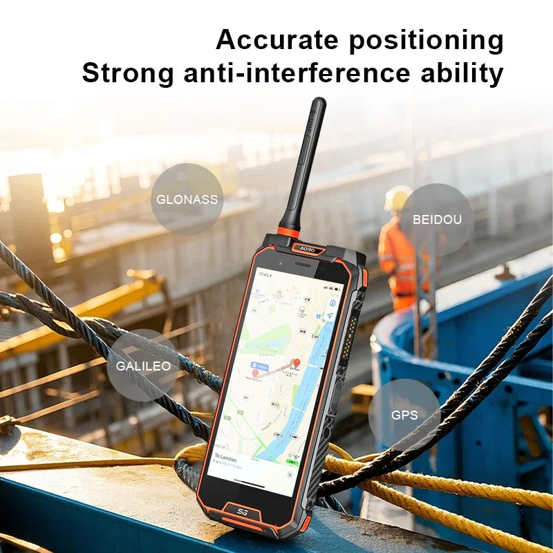 AORO M5 5G 6.0 Inch Screen Rugged Mobile Phone Durable Battery And Impact Water Resistant
