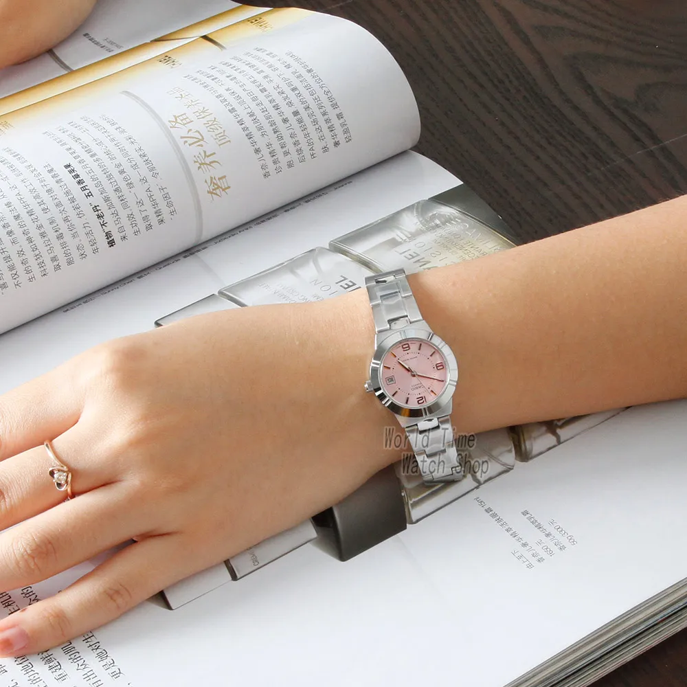 ساعة يد كاسيو كوارتز نسائية بتصميم مدمج ومتطور فكرة هدية مثالية LTP-1241D