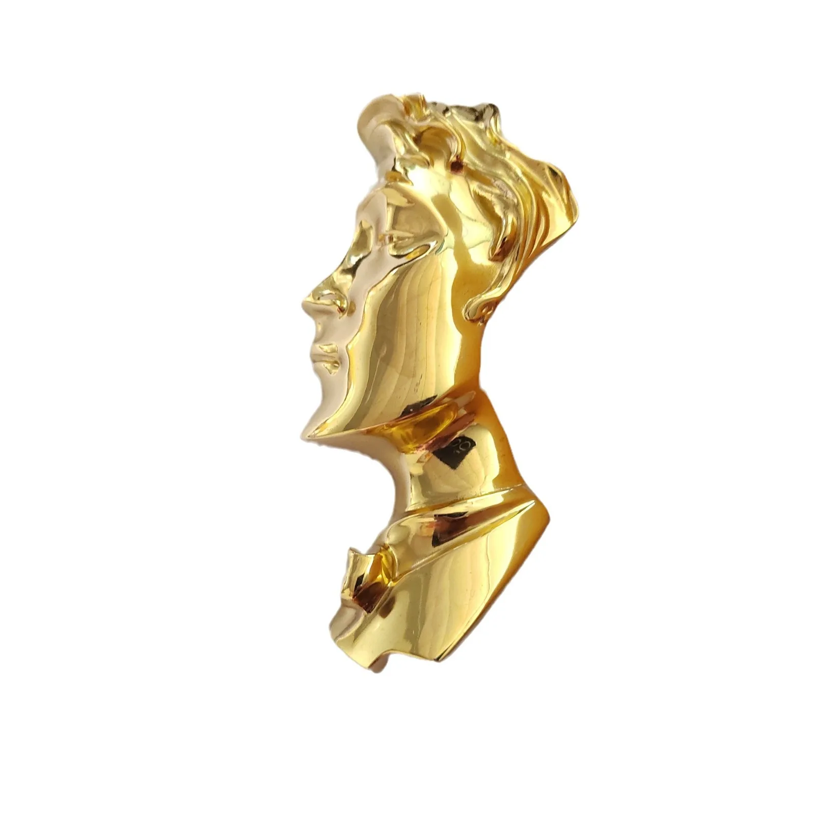 Creative Portrait Knob Furniture Handle Solid Brass Cabinet Door Handle Small Box Knobs Face Drawer Knobs