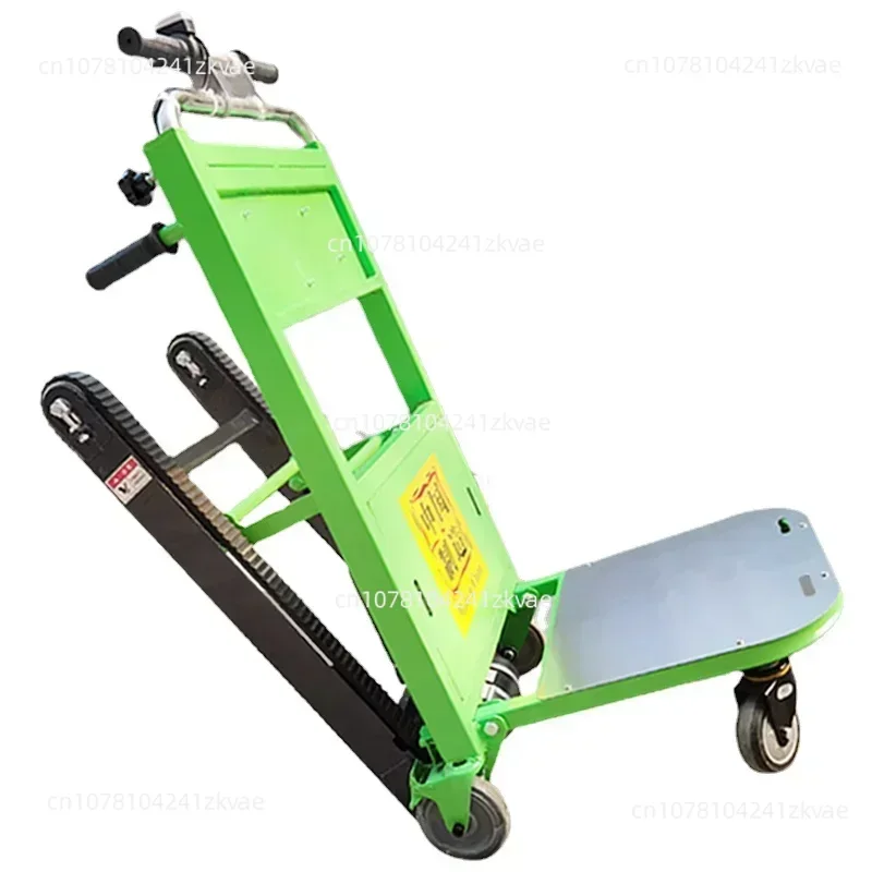 120kg Electric Stair Climbing Car, Hand Trolley  Cart Crawler-type Up And Down  Climber Folding