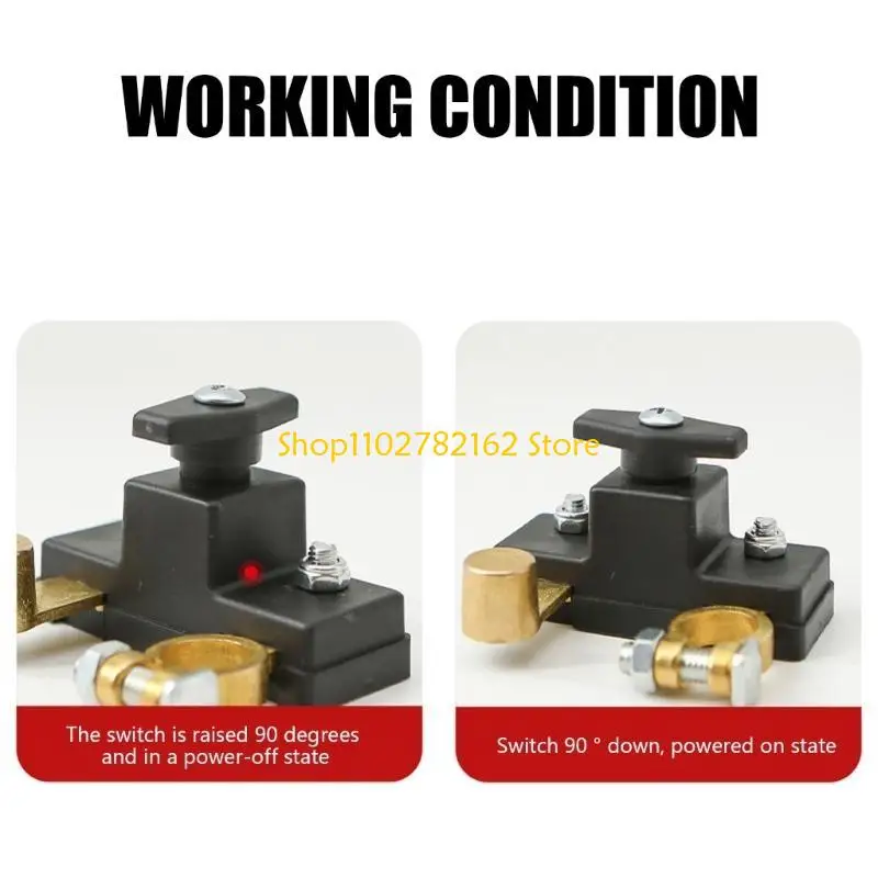 

547B Corrosion Resistant Battery Disconnect Device Long Term Parking Battery Switch for Car In Need Of Secure Power Manage