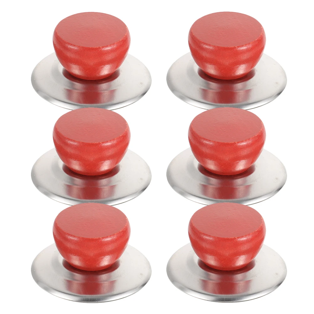 

6 Sets Pot Lid Accessories Kitchen Cookware Lids Knob Button Coffee Kettle Cooking Knobs Handles Abs Replacement Pan Holding