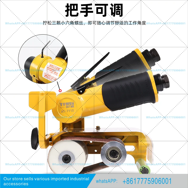 Pneumatic sander Sander Stainless steel wire drawing machine 60X260