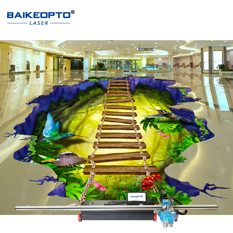 Groothandelsprijs 3D UV AI Ground Inkjet Printer Parkeerplaats Schildermachine