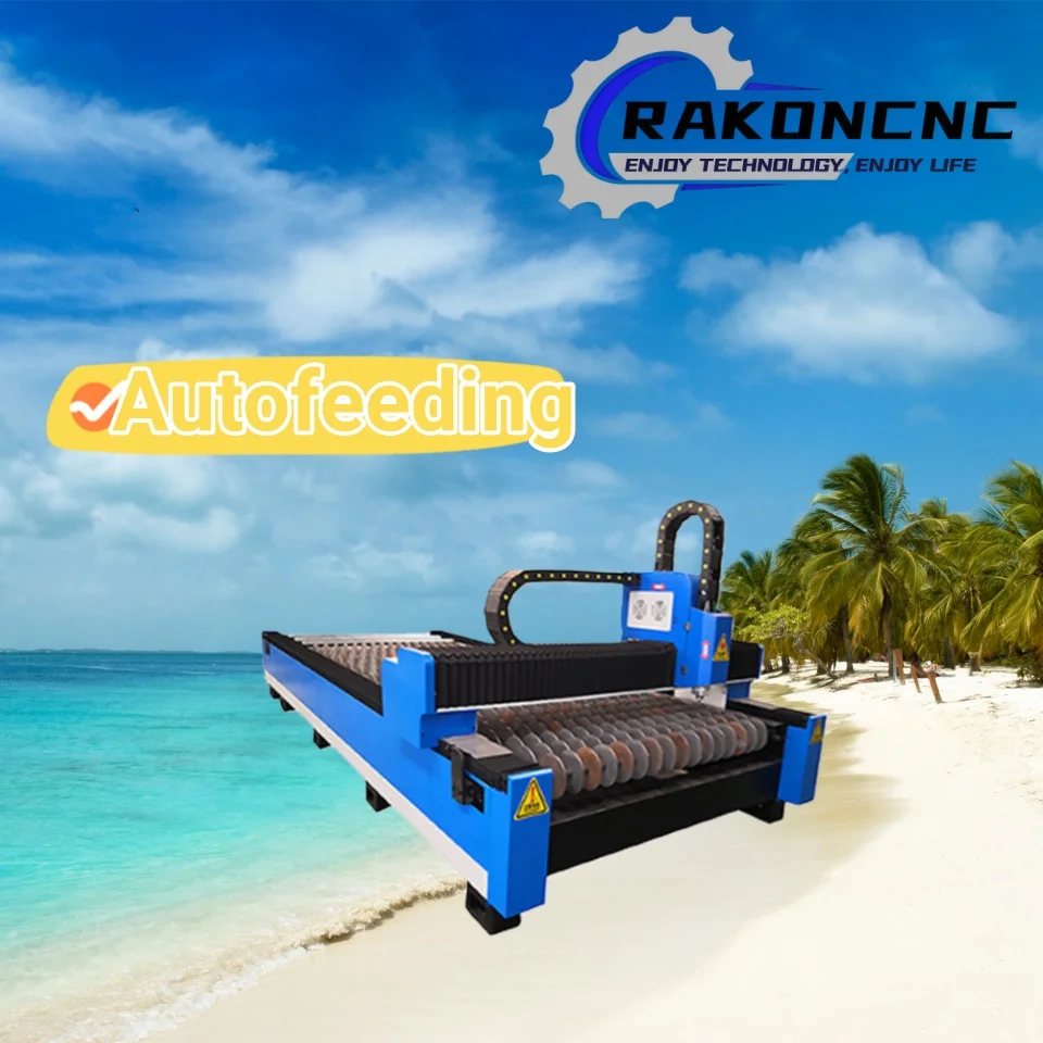 1500W 4000w 6kw Fiber Optic Equipment Cnc Metal Lazer Cutter CS Fiber Laser Cutting Machine for SS with Autofeeding mesa