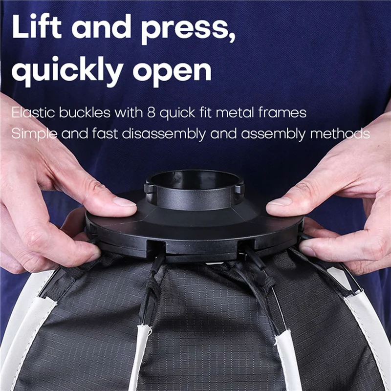 ABKQ-2Pcs 30 سنتيمتر مثمنة سوفت بوكس صغير بوينز جبل الإفراج السريع العسل شبكة سوفت بوكس ل ZU60 أو M60 COB ملء ضوء الاستوديو