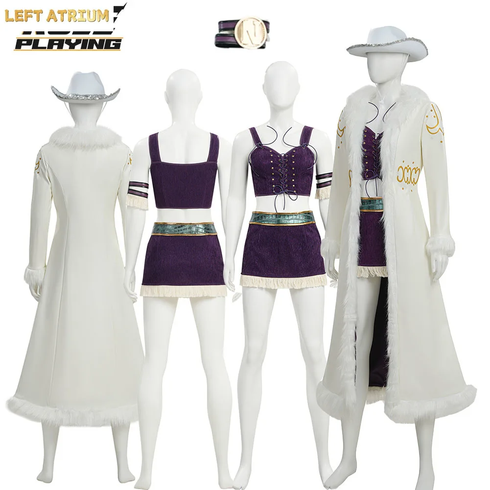 

Niko Robin Cosplay Women Fantasy Coat Hat Skirt Clothing Costume Live-Action Version Movie Clothes Halloween Carnival Party Suit