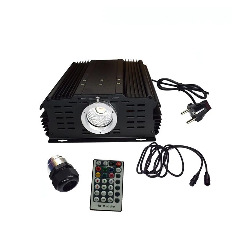 

DMX 45W 75W 90W RGB LED Fiber Optic Light DMX512 LED Light Engine With 24Key RF Control For Car Home Star Starry Sky