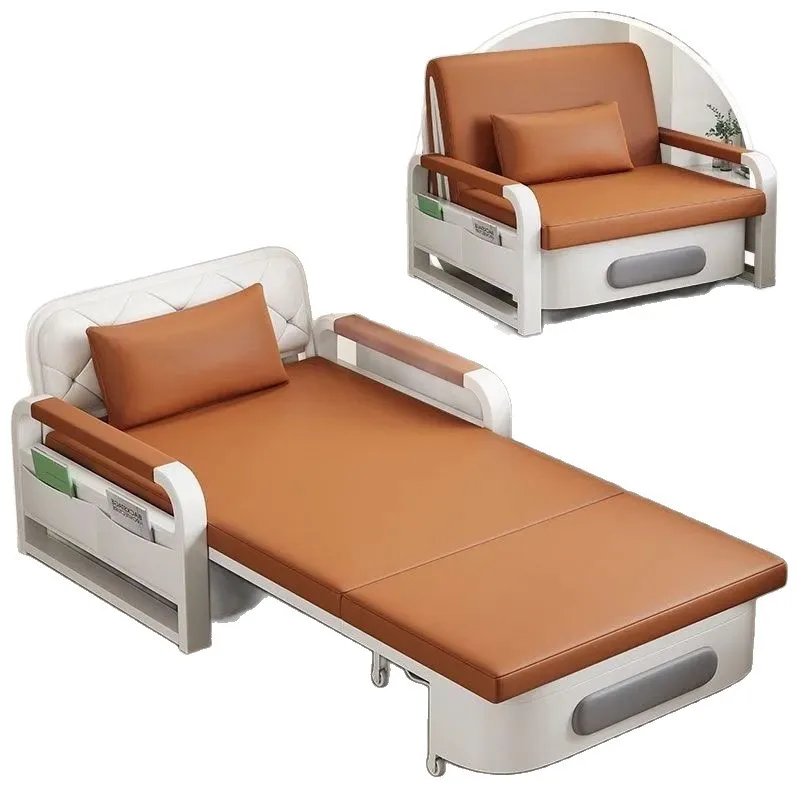 Multifunctional bed sofa bed folding dual-purpose lazy sofa balcony recliner
