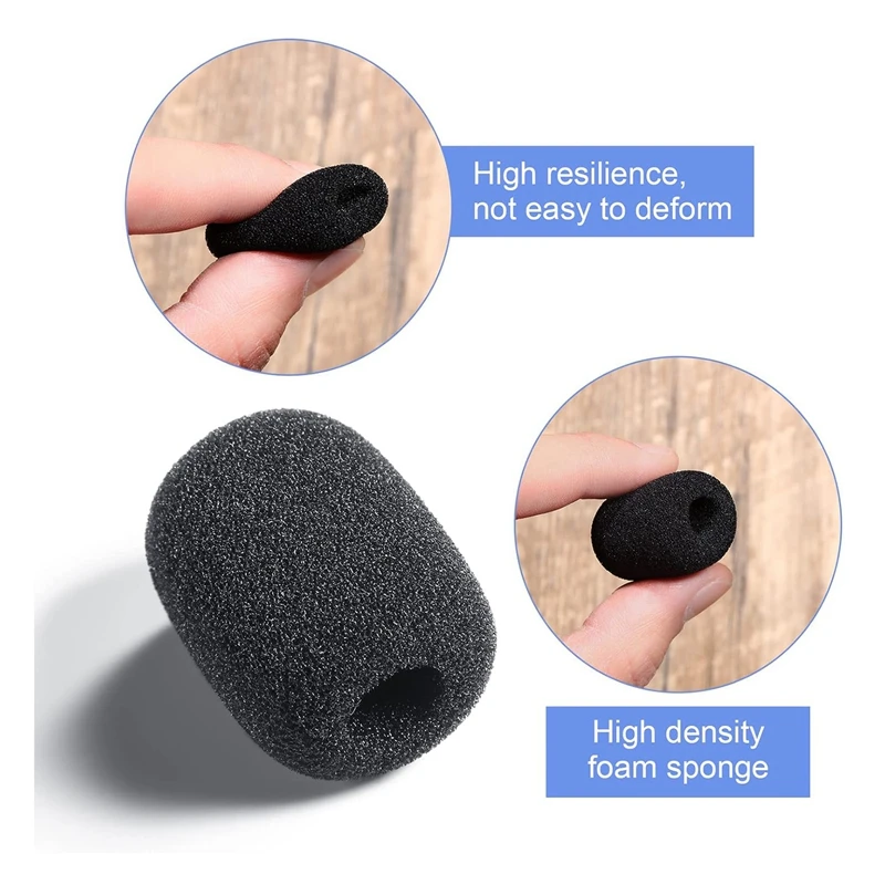 Mini Foam Microphone Windscreen Microphone Windscreen For Small Lapel And Headset Microphones