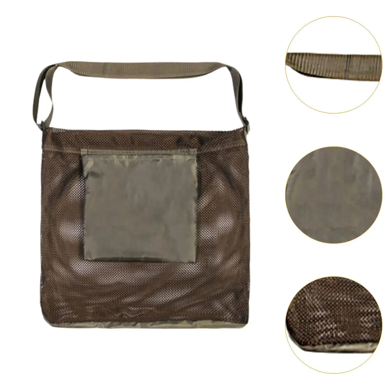 حقيبة تعريف الفطر بسعة كبيرة للسفر والبقالة والحديقة