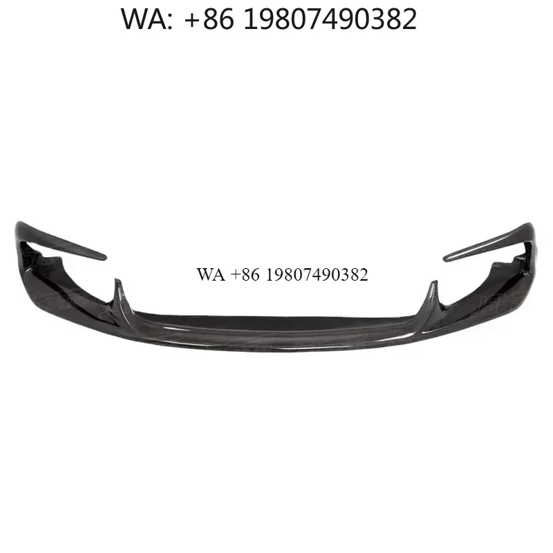 Wmwmnu Carbon Fiber Front Lip Spoiler for 2017 2018 2019 Quattroporte Front Bumper Lip Splitter Body Kit Accessories
