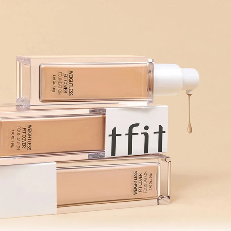 TFIT Foundation Cream Cover Long-Lasting Makeup Concealer Moisturizing Waterproof Not Dull Oil Controlling Concealing Cosmetics