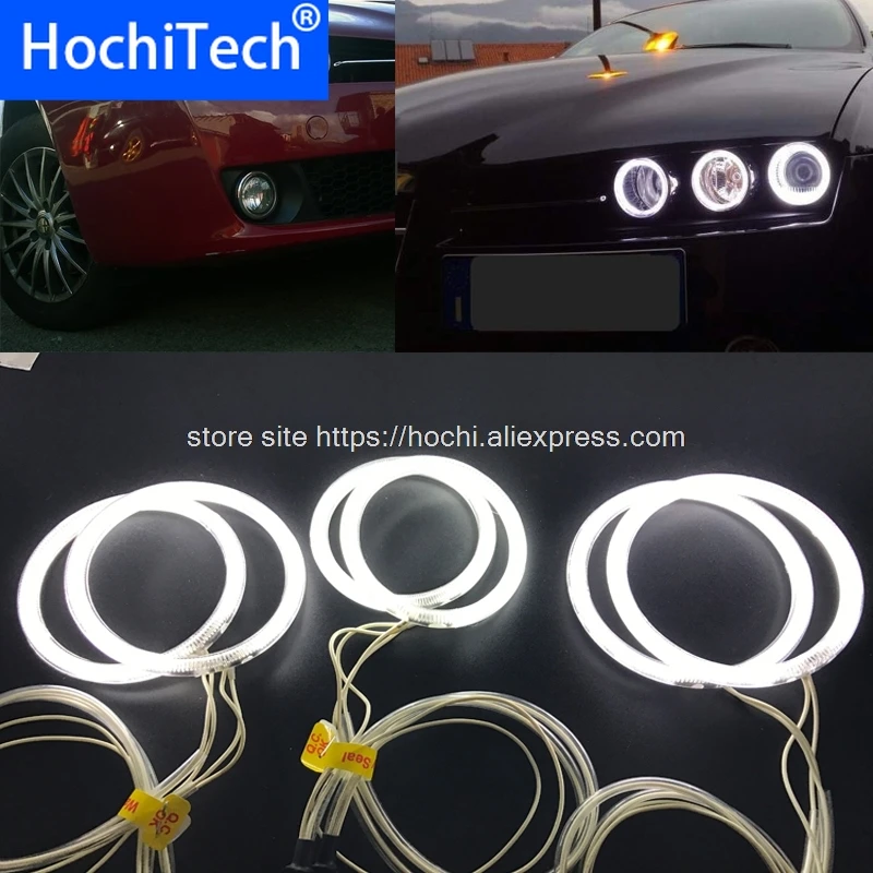 

For Alfa Romeo 159 2005 2006 2007 2008 09 2010 2011 HochiTech Excellent CCFL Angel Eyes Kit Ultra Bright Headlight Illumination