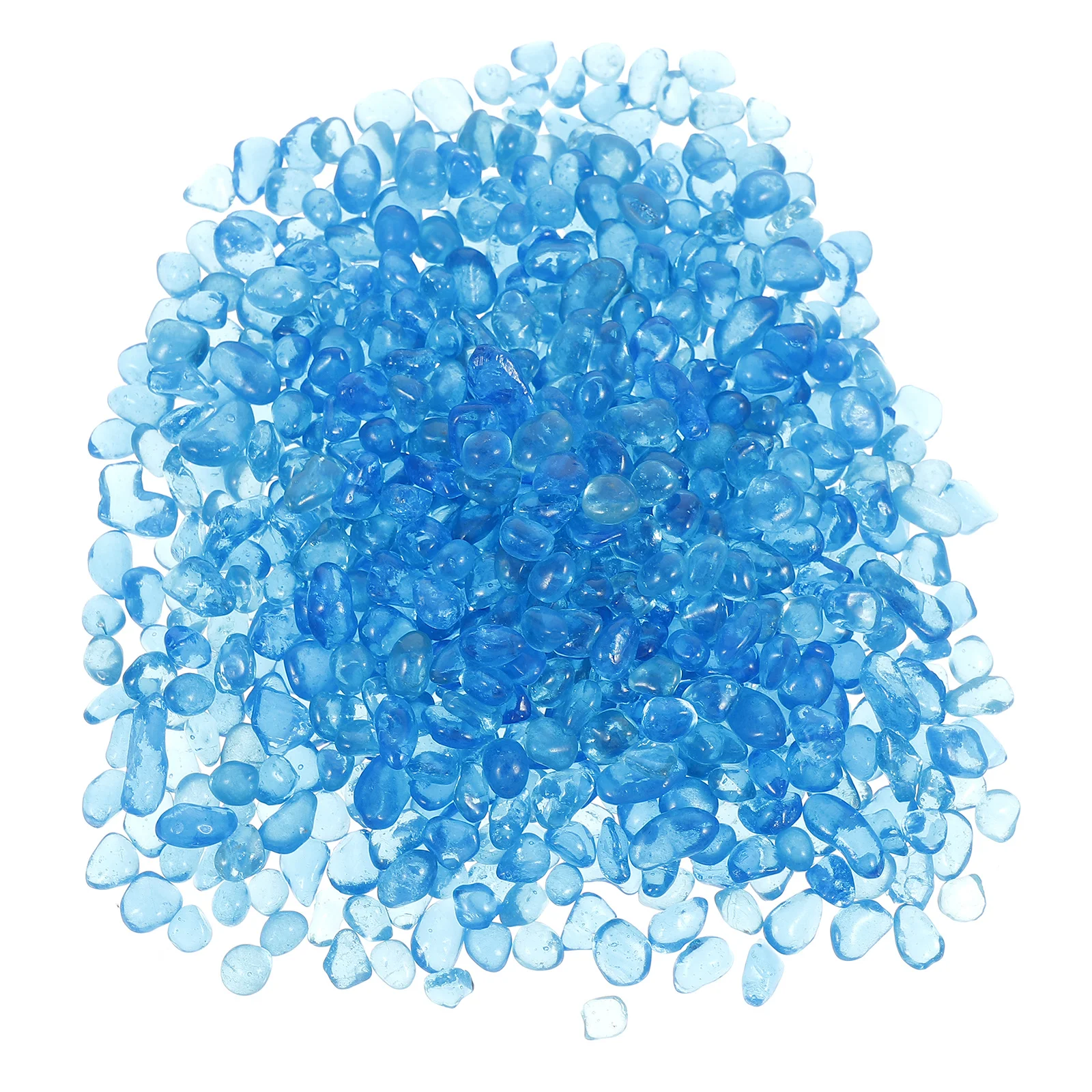 

1Pack Fish Tank Decor Items Smooth Glass Beads for Aquarium Vase Filler Garden Potted Plant Decoration Stone Gems