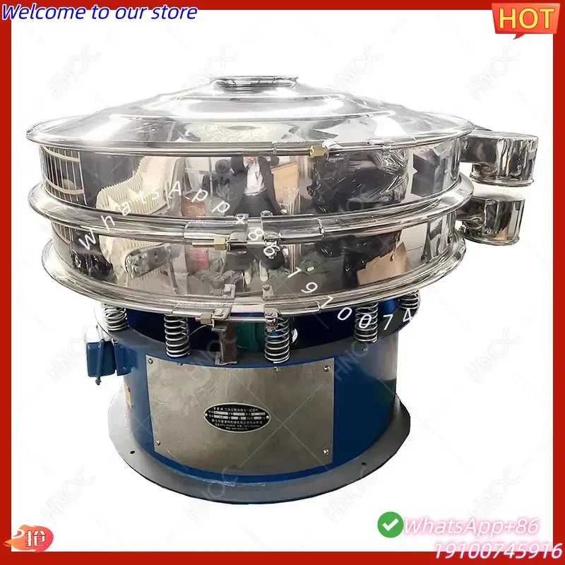 2026 HNOC Freeze-dried Fruit Separation Sifting Machine 1 2 3 Deck Food Grade Stainless Steel 304 Round Vibrating Screen