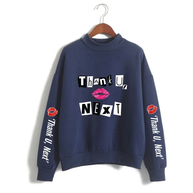 Sudadera de cuello alto para mujer y niña, ropa de cuello alto estilo Kpop, cuello redondo, adorable