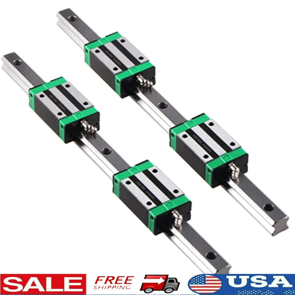 

Линейная направляющая HGR20 700 мм Линейная направляющая 4 подшипниковых блока Фрезерные станки с ЧПУ Фрезы Высокая точность Низкое трение Прочный