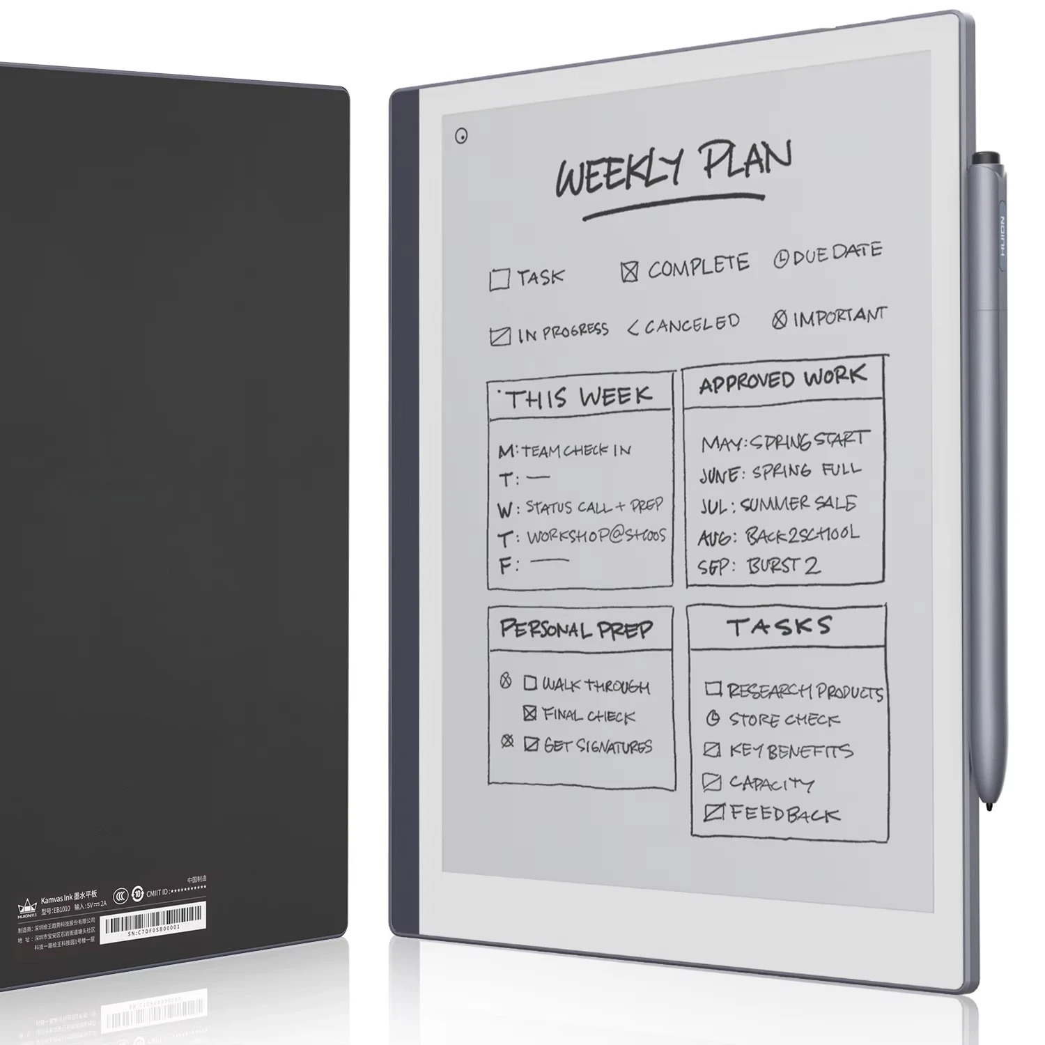 Ink E-reader 10.3 Inch E-ink Writing Tablet E-paper Ebook Tablet