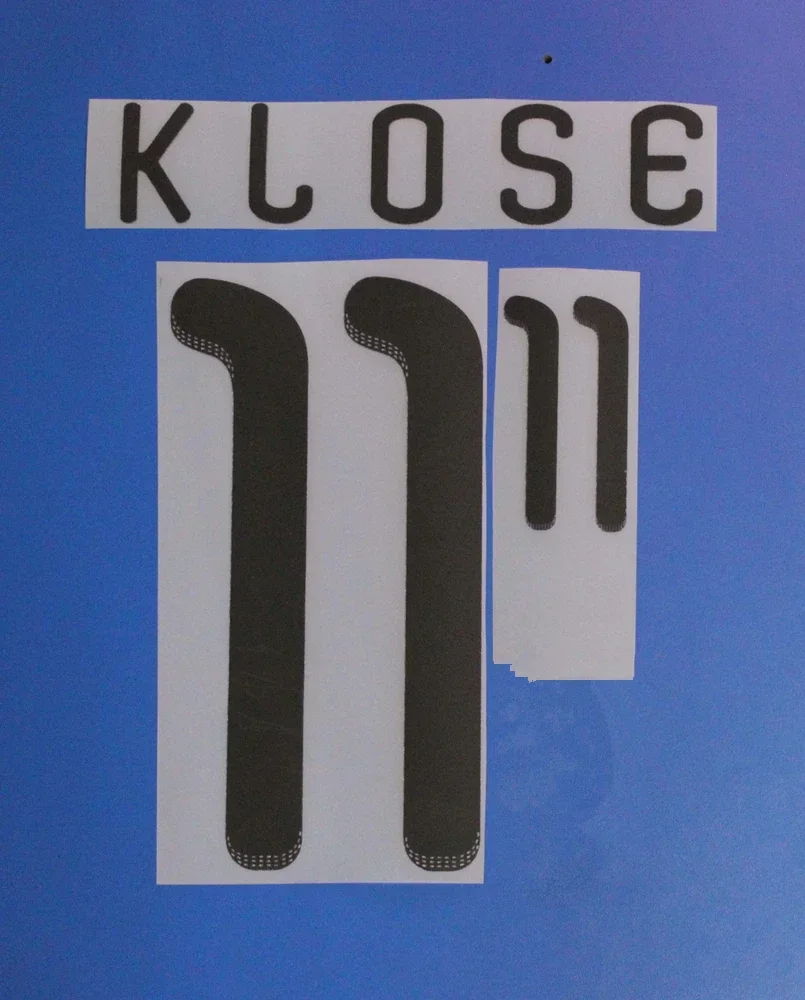 سوبر أ 2010 الصفحة الرئيسية لكرة القدم كلوز طباعة الخط، شارات بقع الختم الساخن