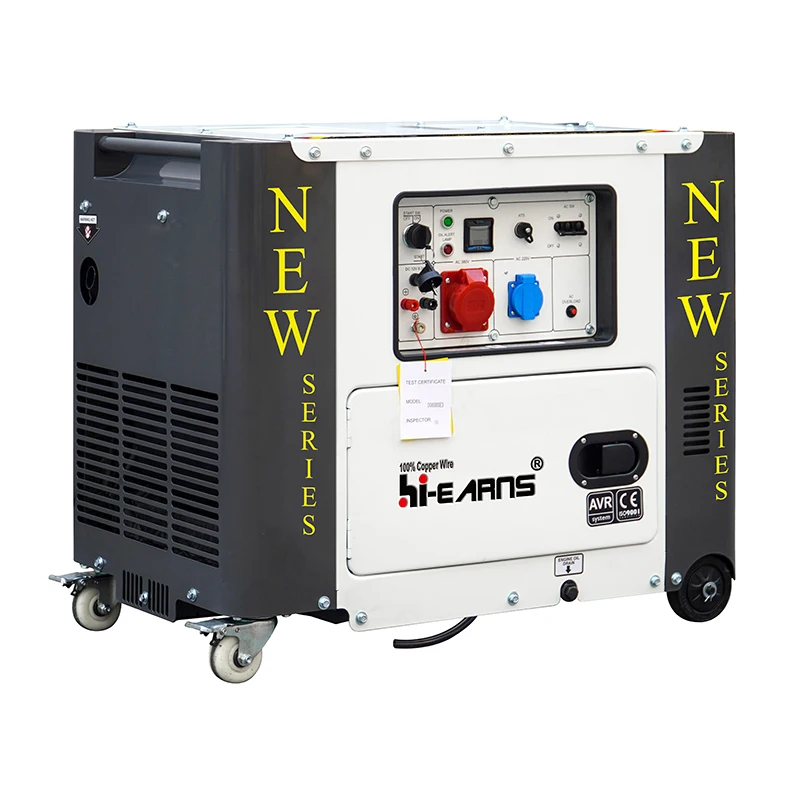 DG8500SE 7KW Monophase Super Quiet Portable Automatically Start And Stop Diesel Generator Silent With ATS