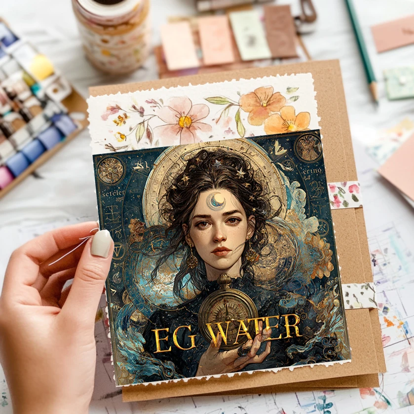 Conjunto de papel para scrapbook de 6 "x 6" (36 folhas): padrões de listras retrô para scrapbooking, origami e decoração de planejador – suprimentos de artesanato exclusivos