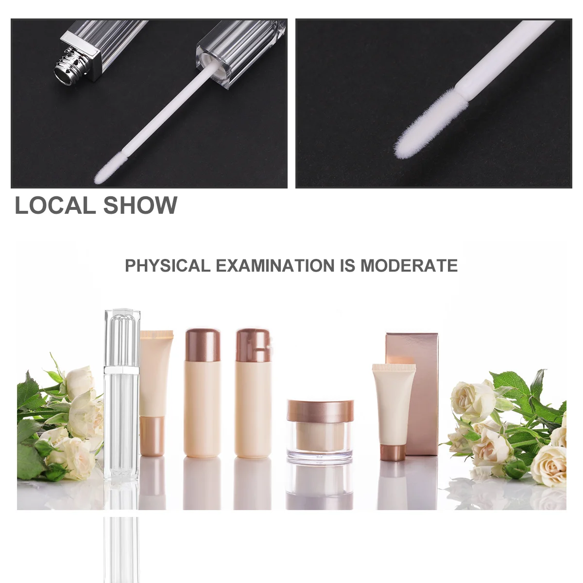 5pcs Gloss Empty Tubes Transparent Square Design For Travel Mini Lip Container Portable Lip Balm Tube Labial Glair Holder