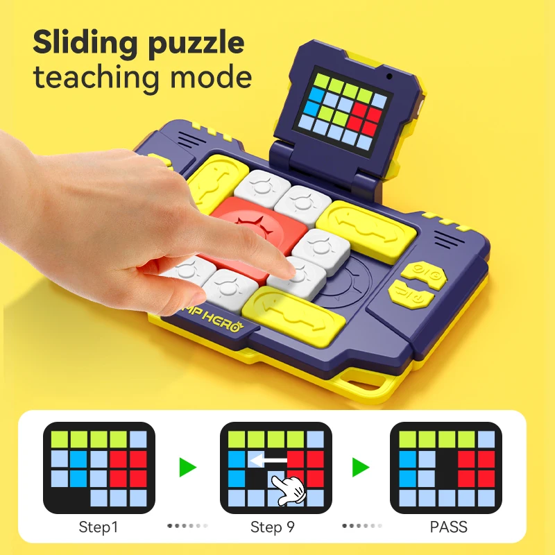 Super Slide Puzzle Game Children Brain Teaser Challenges Smart Clearance Sensory Game Logical Thinking Training Educational Toys