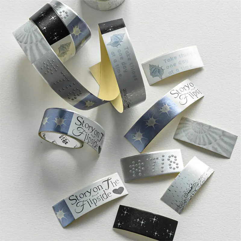 Card Lover 20 mm * 2 m 1 Rolle [Salt Island Notes Series] Roaming Stars Starry Night Shells Cycle Washi Tape Scrapbooking Briefpapier