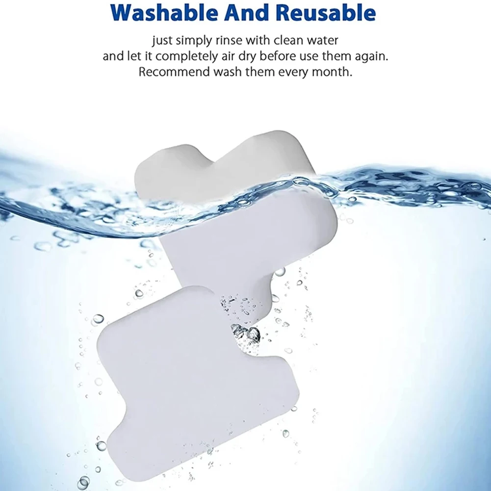 재사용 가능하고 청소가 쉽습니다. 물에 빨아서 공기 속에서 완전히 건조시키십시오. 필터 스펀지 펠트 4세트 펠트 필터