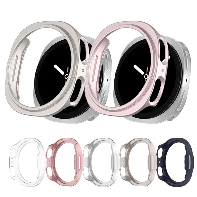 For Samsung Galaxy watch 8/9 40/44mm Matte Cover Protective PC Hard Case For Galaxy Watch 8 Classic Hollow Out Shell Accessories