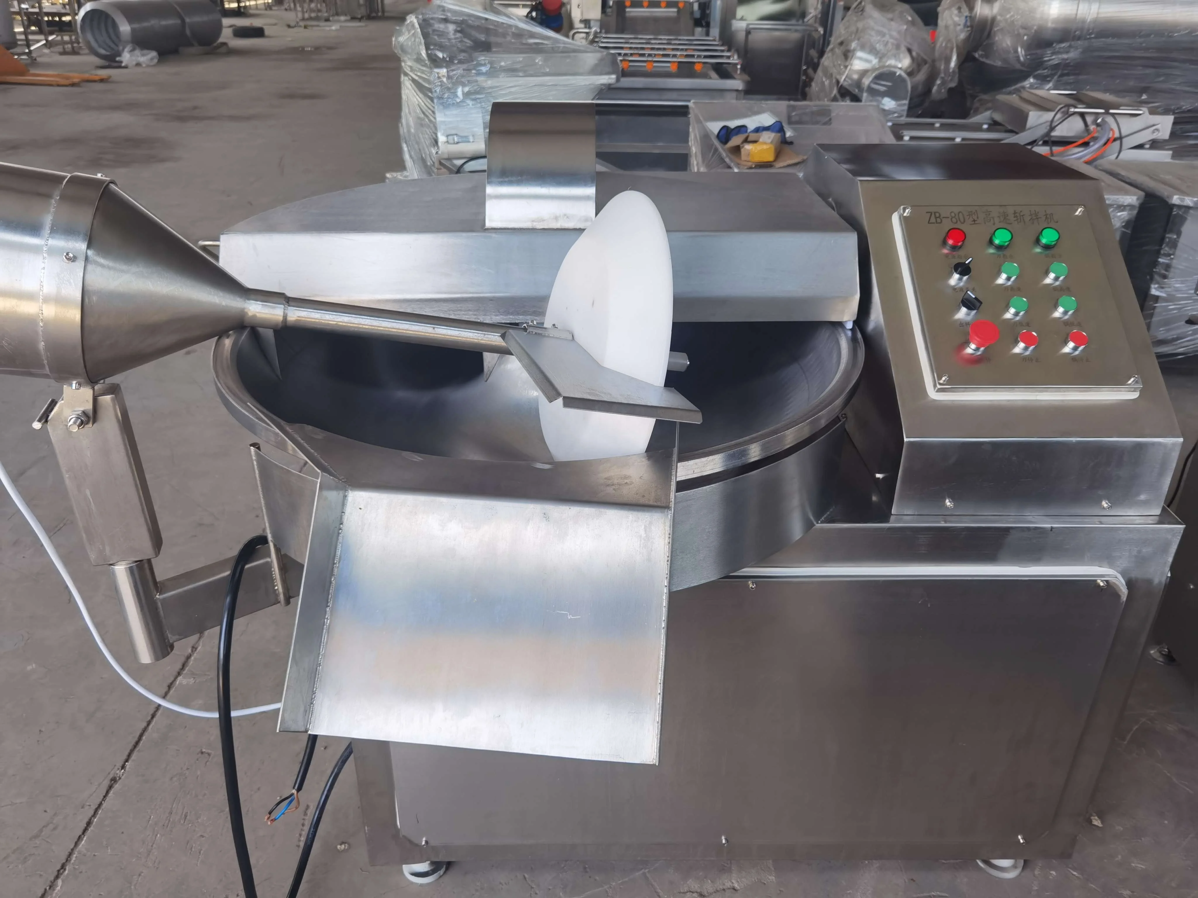 Kommerzielle Fleisch Schüssel Cutter Fleisch Chopper Fleisch Hacken Maschine Wurst Schüssel Cutter Maschine Guter Preis