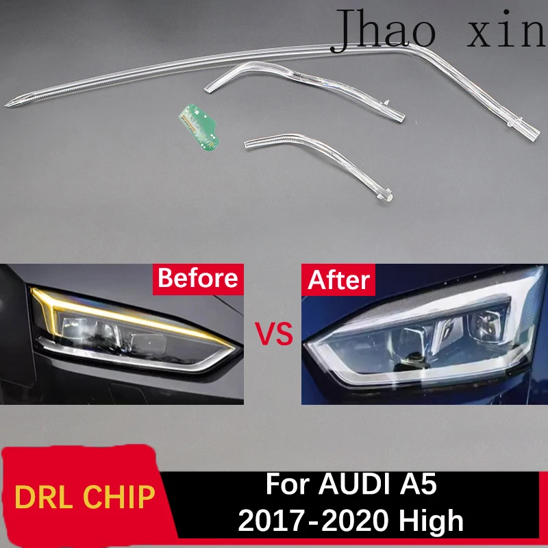 

Модуль балласта для светодиодных ламп, плата управления White Angel Eye, подходит для Audi A5 2017-2020, светодиодные фары, DRL, чип, световодная лента