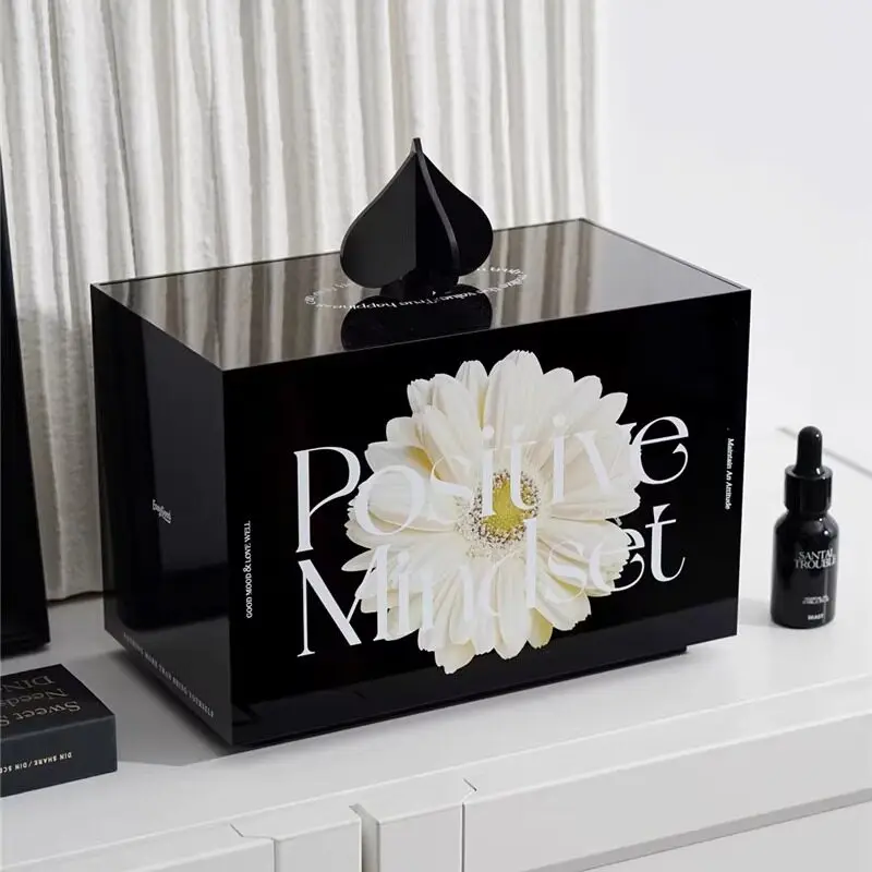 

Premium Mask Storage Box Elegant Entryway Key Storage Multifunctional Desktop Organizer Dustproof Decorative Case for Essentials