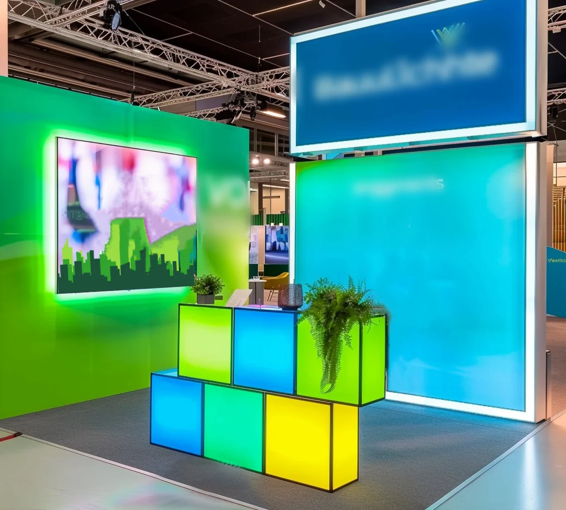 Trade Show Display Booth Foldable Seg Light Box Backlit Portable Led Modular Exhibition Event Booth