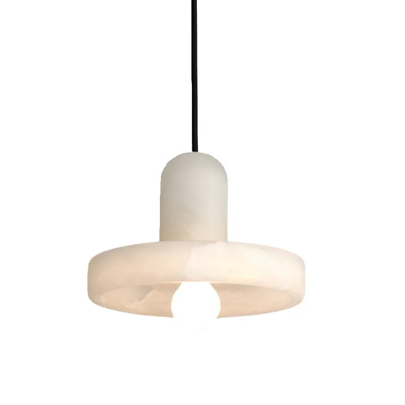 Natural Spanish Marble Pendant Light Bedside Luxurious Restaurant Bar Counter Master Bedroom Kitchen Villa Loft Foyer Chandelier