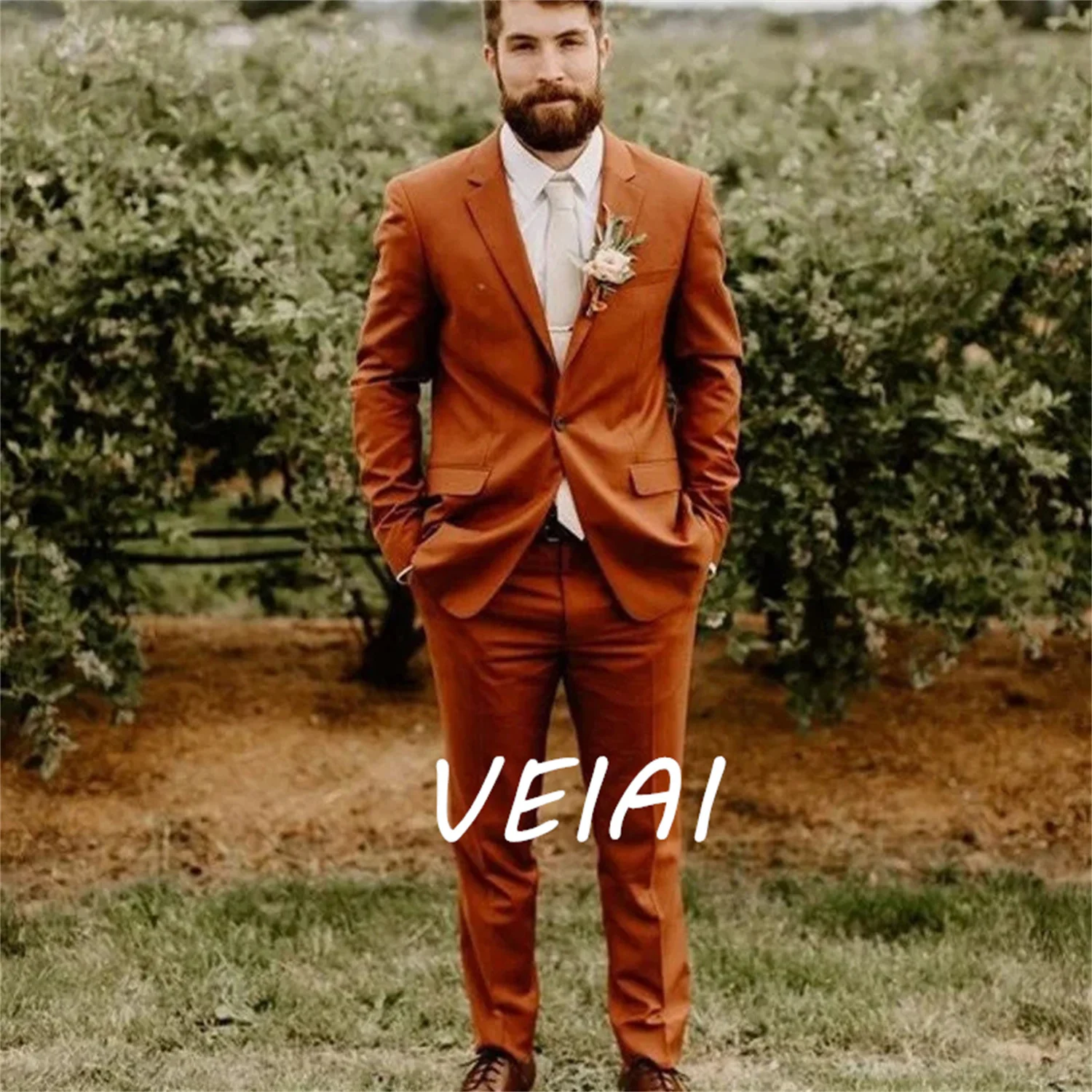 

Мужские костюмы по индивидуальному заказу, 2 шт. (пиджак + брюки), смокинг с зубчатыми лацканами на одной пуговице, свадебный весенний повседневный облегающий костюм Homme Pour Ma