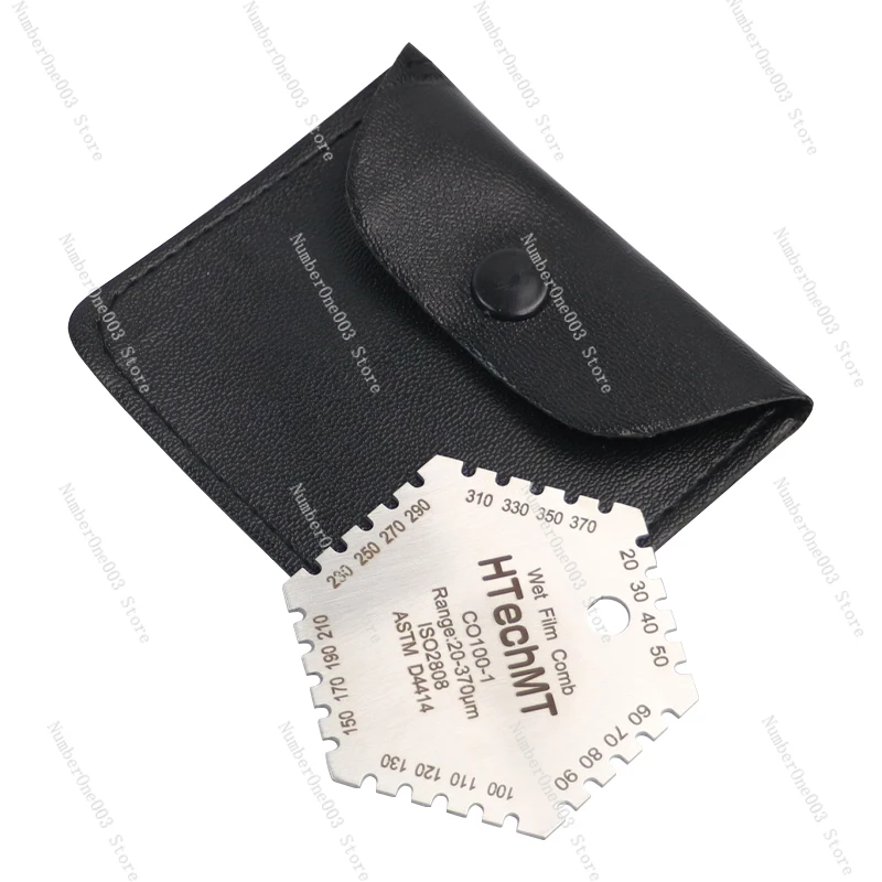 

Краска Высокоточная расческа Измеритель толщины влажной пленки Алюминиевая шестиугольная расческа для влажной пленки Измеритель толщины покрытия Краска для кожи