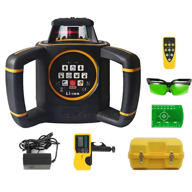 مقبض مزدوج مستوى دوار تلقائي 360 تسوية الأرض الزراعية