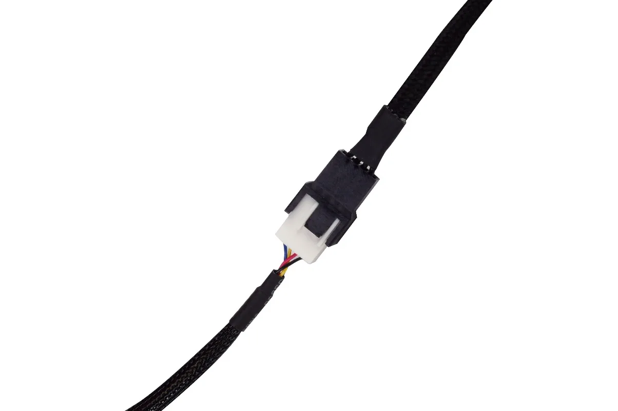 CPF02 One Turn Three PWM Fan Power Supply Expansion Cable 4Pin Chassis Fan