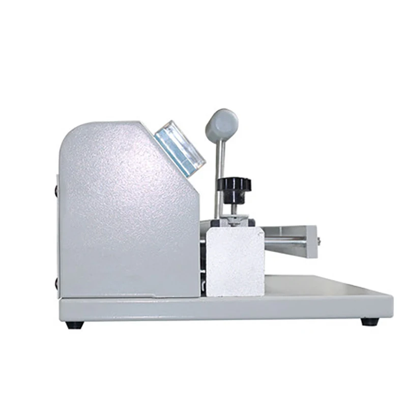 DC-500C Desktop Hardcover Envelope Hot Press Groove Forming Machine Book Recipe Dictionary Grey Cardboard Wrapping Machine